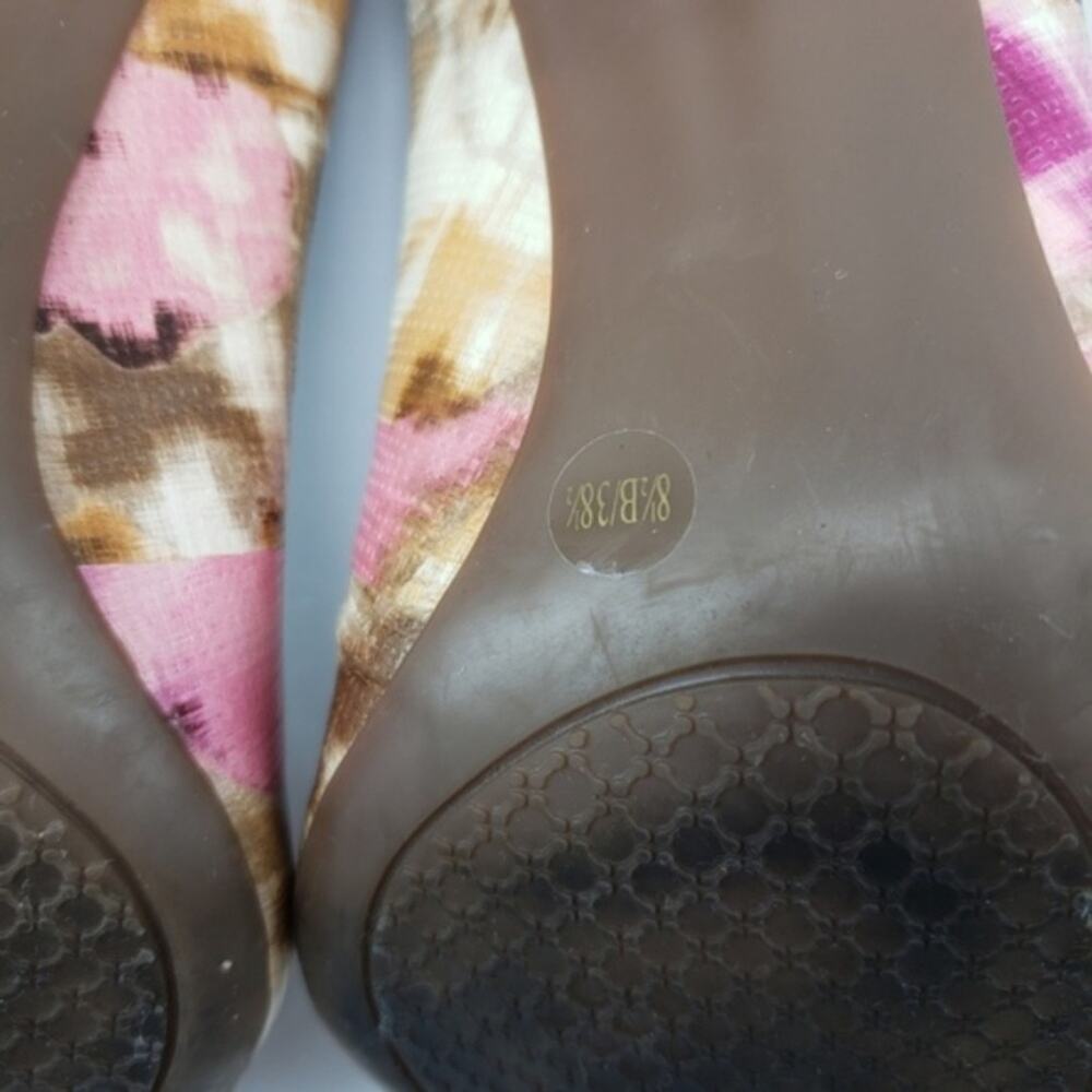 Jessica Simpson Multicolor Pixel Watercolor Barbie Style Heels/Pumps SZ 8.5 - Picture 4 of 6